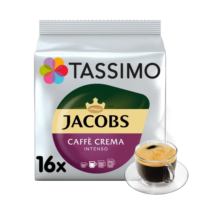 Tassimo Jacobs Caffe Crema Intenso Pods 132.8g (16 Pack)