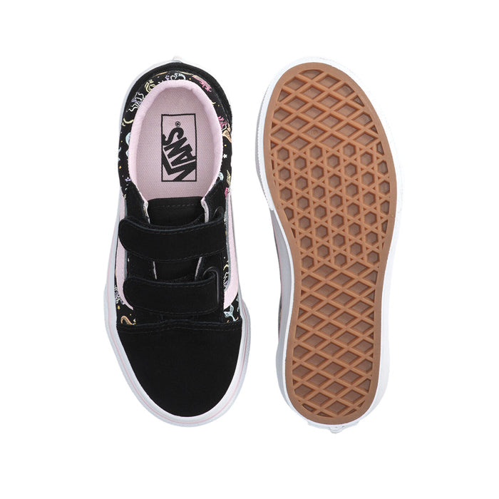 Tennis Old Skool para niña color negro