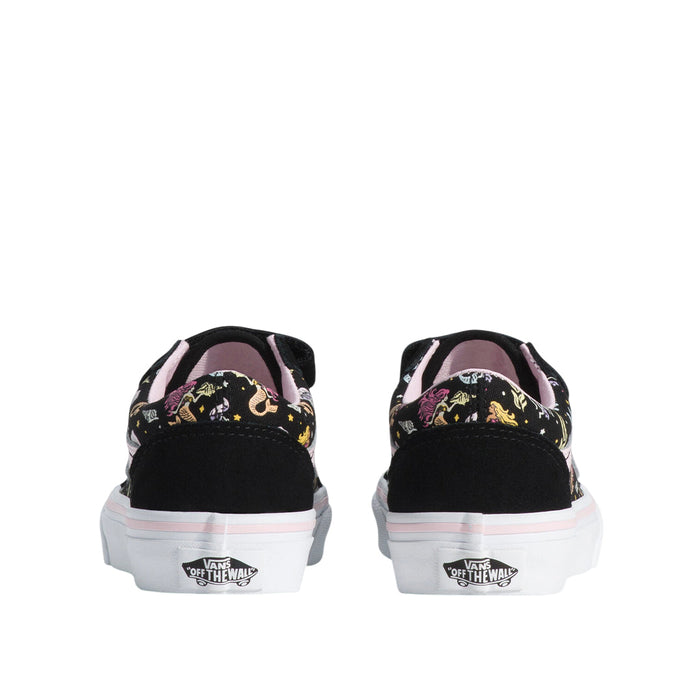 Tennis Old Skool para niña color negro