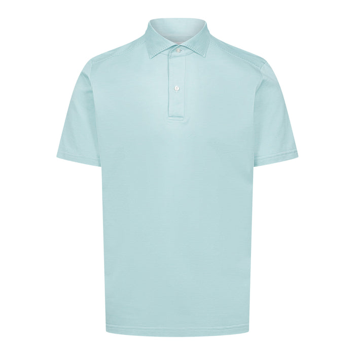 Textured Jacquard Knit Polo