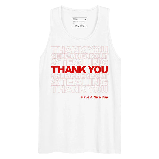 Thank You Stealing Men's Tank - Shirtwascash