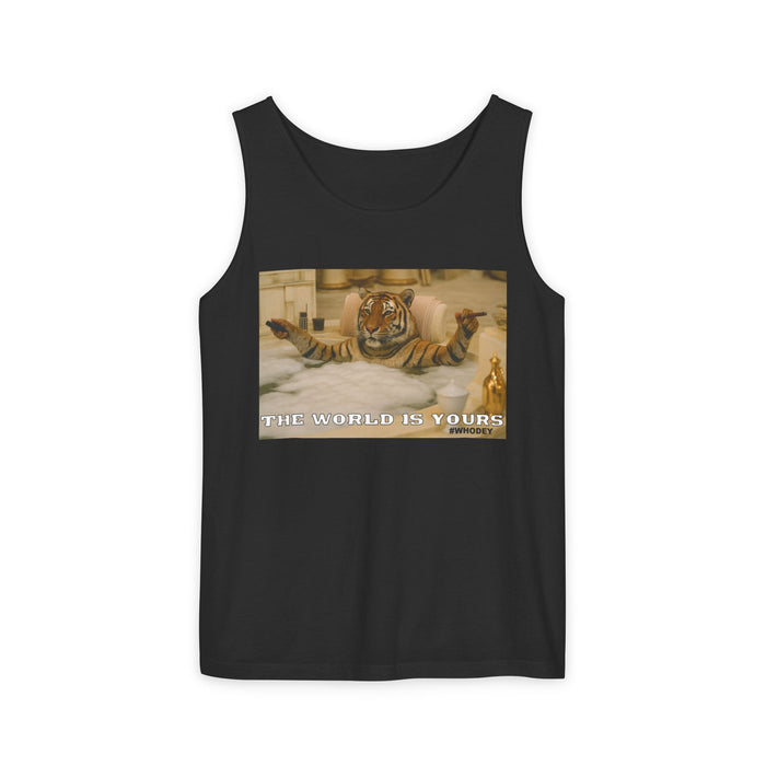 🐅 The World Is Yours – Luxury Tiger Graphic Tank Top