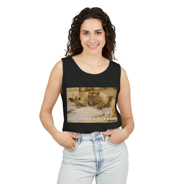 🐅 The World Is Yours – Luxury Tiger Graphic Tank Top