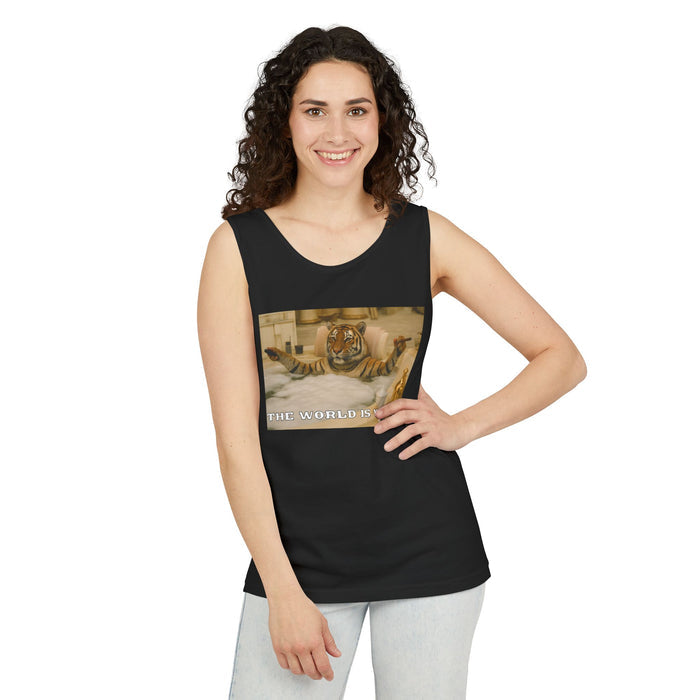 🐅 The World Is Yours – Luxury Tiger Graphic Tank Top