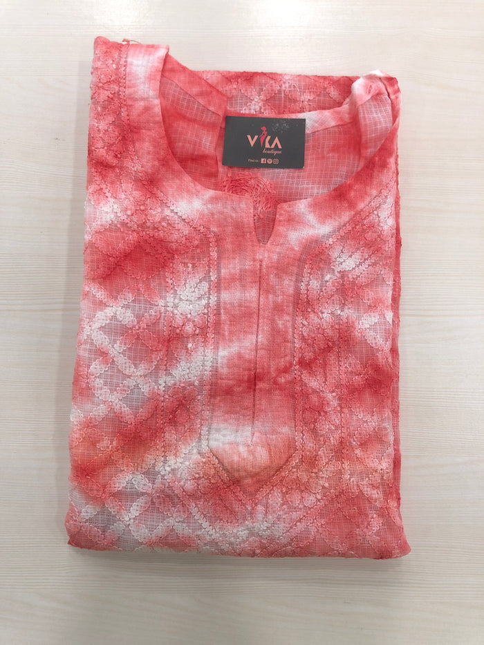 Tie and Dye Kota cotton Kurti