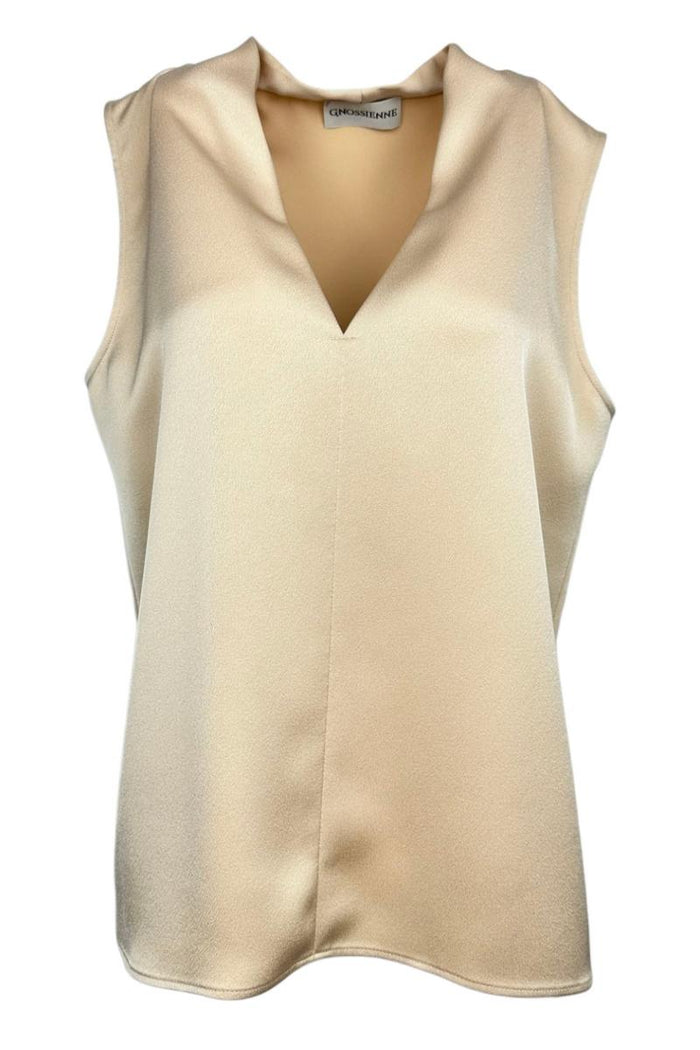 top donna in anvers satin beige