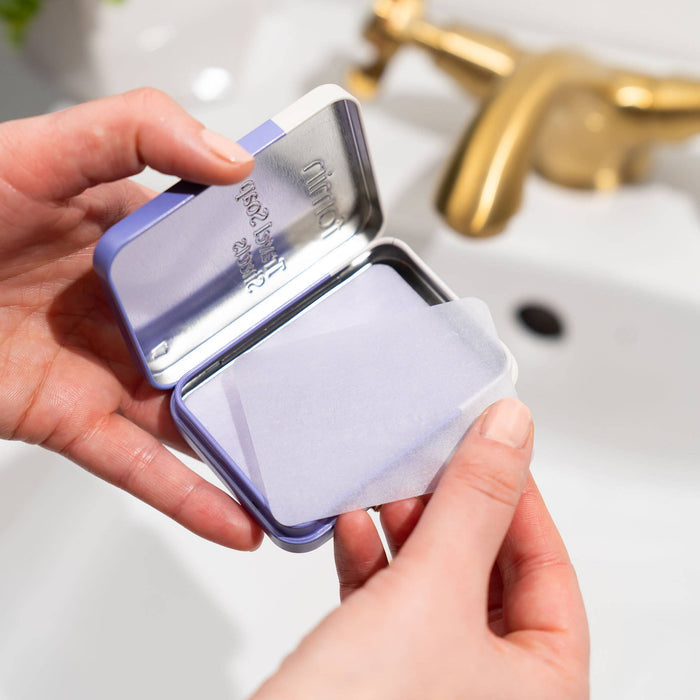 Travel Hand Soap Sheets | Lavender / 100 Sheets (1 Pack)