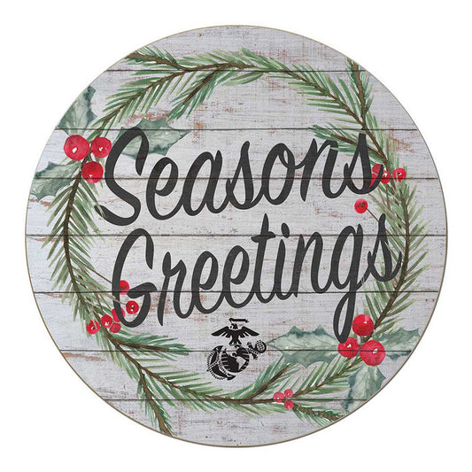 USMC Seasonal Indoor Circle Sign (20 inch diameter)*