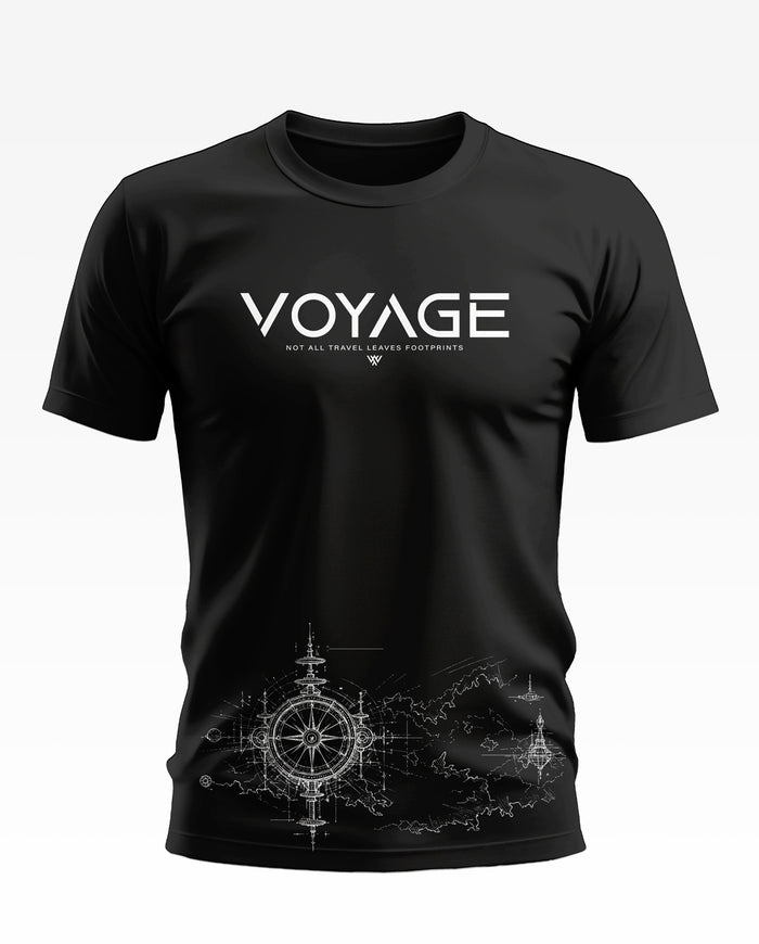 Voyage Leaves Footprints Cotton T-shirt