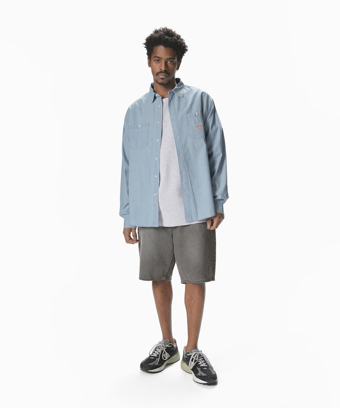 Washed Denim Short