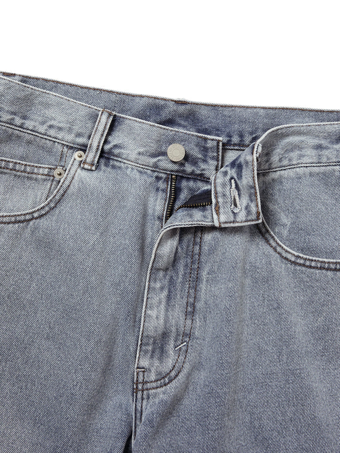 Washed Denim Short