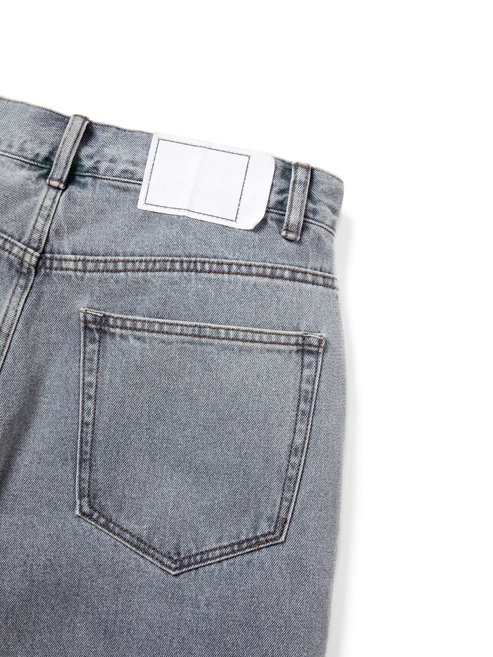 Washed Denim Short