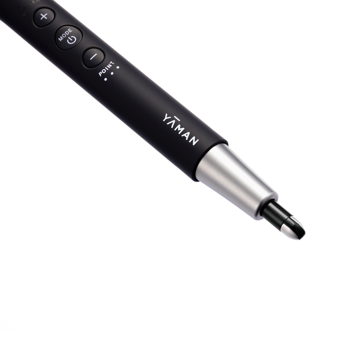 Black electronic pen with YAMAN branding on a white background