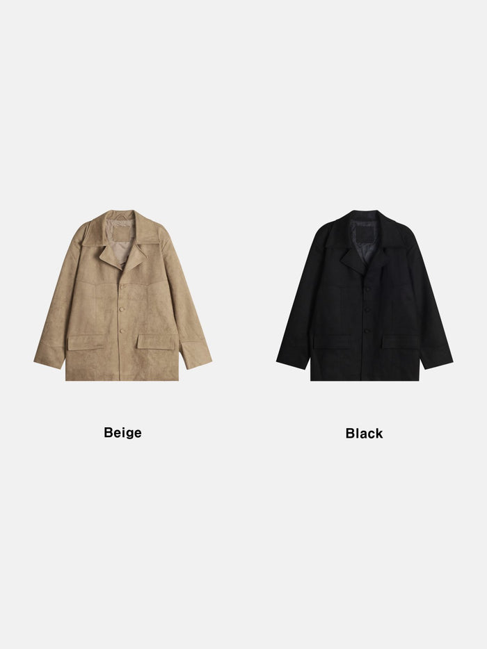 Western Suede Car Coat