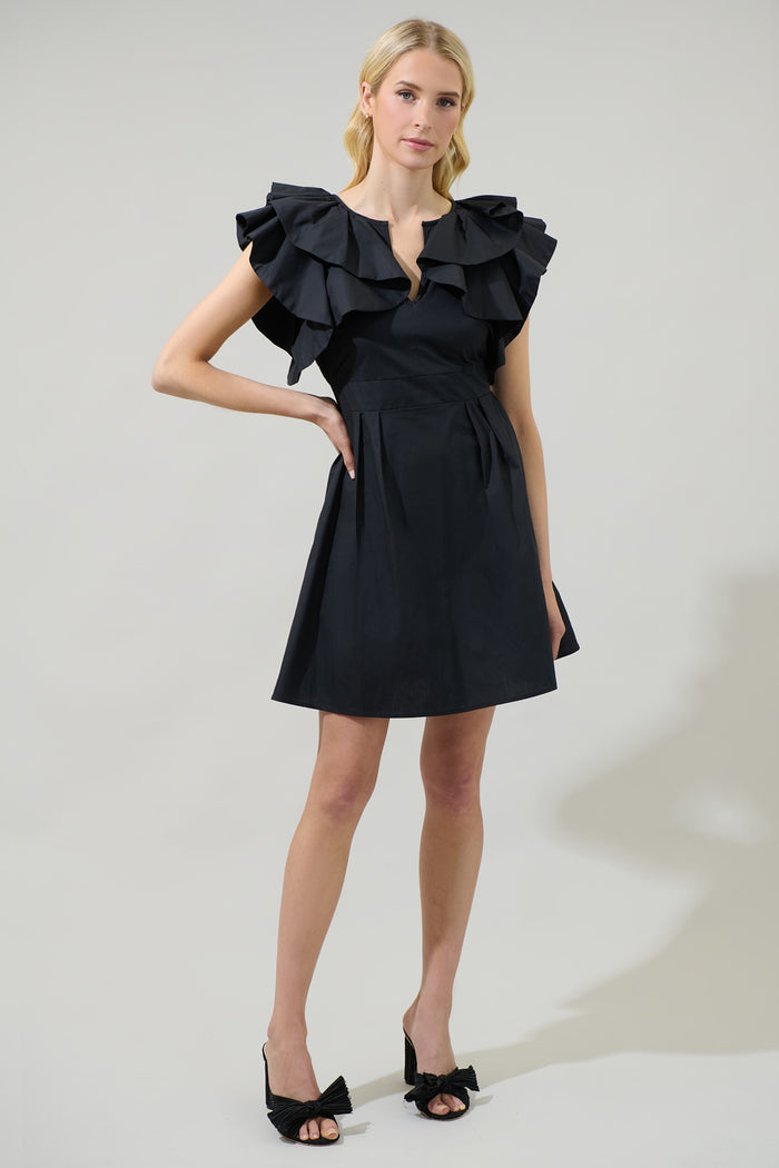 Wilma Ruffle Mini Dress
