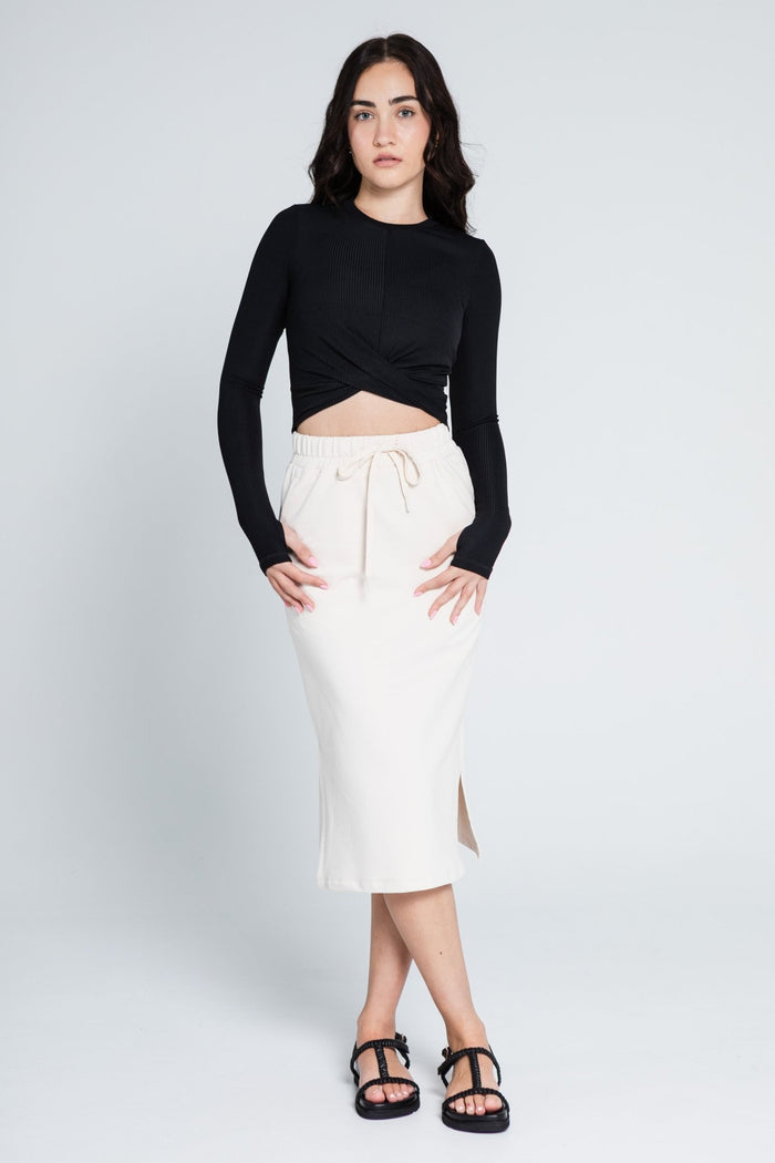 Wrap Long Sleeve Top - ANNIE.G