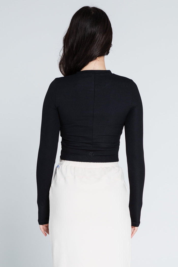 Wrap Long Sleeve Top - ANNIE.G