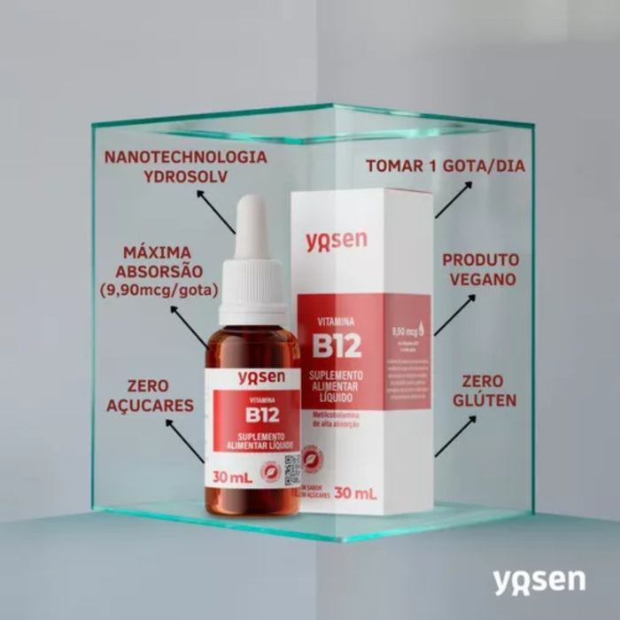 YOSEN | Vitamina B12 Líquida Ydrosolv (30 ml)